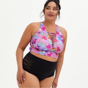 Torrid Snow Cone Bikini Top- Size 3